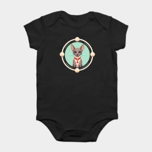 Oriental Shorthair Cat Xmas  Ornament, Love Cats Baby Bodysuit